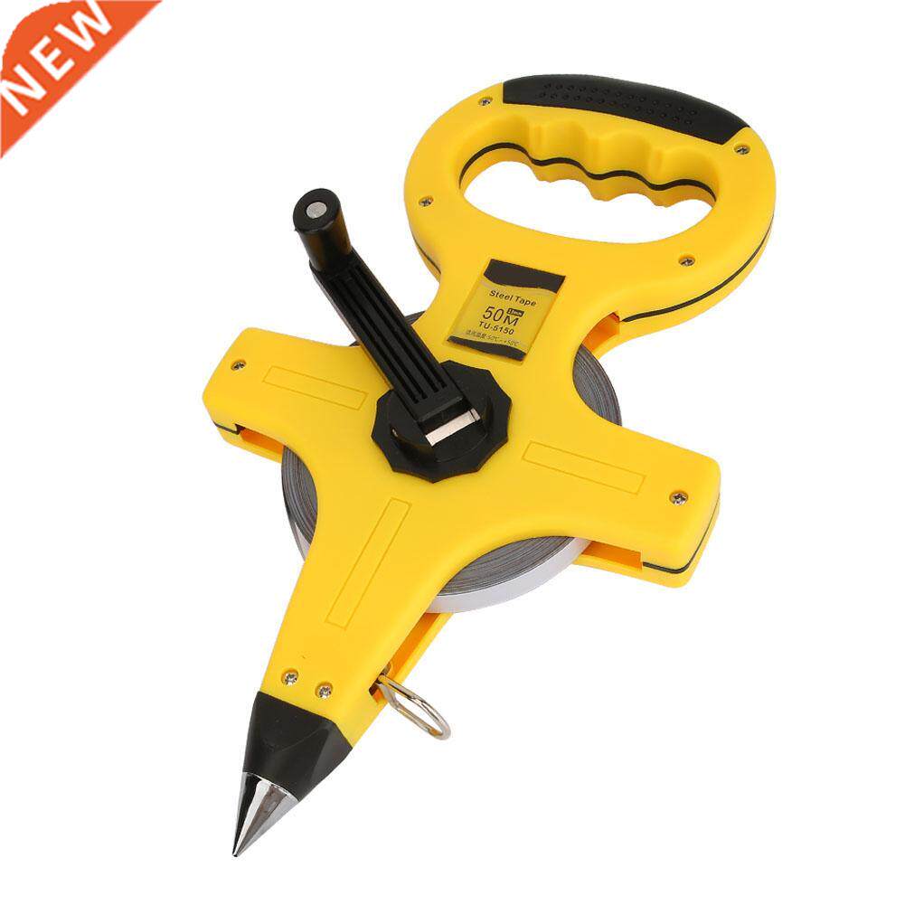 50m open reel portable stainless steel tape measure measurin