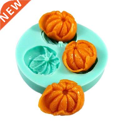 3D Orange Silicone Soap Molds Candle Molds Peonies Clay