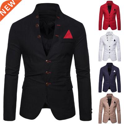 Men Sl-m Fts Socal Blazer Sprng Autumn Fashon Sold Wed