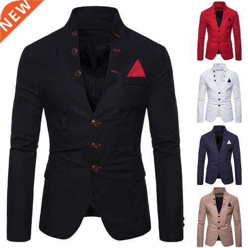 Men Sl-m Fts Socal Blazer Sprng Autumn Fashon Sold Wed