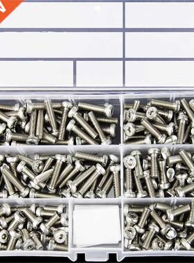 180pcs M5 Hex Socket Thin Head Screw Low Profile 10-20mm Bol