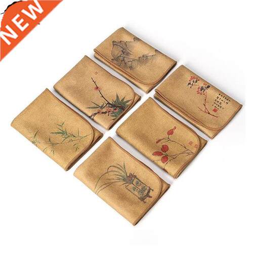 Painted Tea Towel Absorbent Rag Thickened Table Cleaning Te