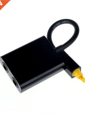 Mini USB Digital Toslink Optical Fiber Audio 1 to 2 Female S
