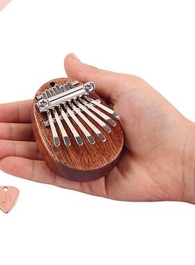 8 Keys Mini Kalimba Camphor Wood Mahogany Thumb Piano Music