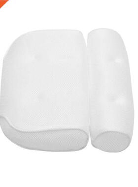 3D Mesh Spa Non-Slip Cushioned Bath Tub Spa Pillow Bathtub