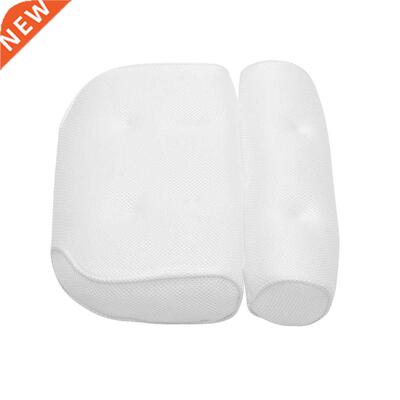 3D Mesh Spa Non-Slip Cushioned Bath Tub Spa Pillow Bathtub
