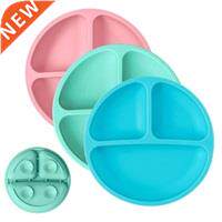 Toddler Pltes With Suction - Bby Pltes - 100% Silicone