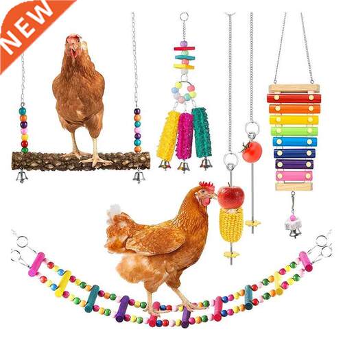 6 Packs Chicken Toys,Chicken Xylophone Toys for Hens,Chicken