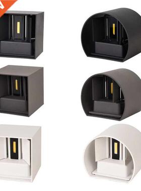 Simple LED 12W IP65 waterproof wall lamp indoor and outdoor