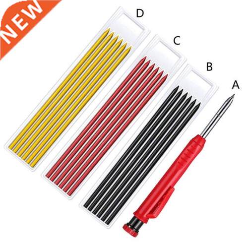 Woodworking Activity Pen Solid Carpenter Pencil Set With 6 R