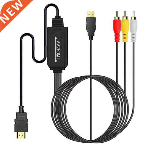 1080P HDMI-compatible HDTV To 3 RCA/AV Audio Video with Cabl