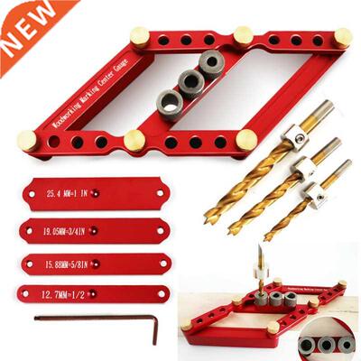 -in-1 Center Drill Puncher Scriber Round Dowel Puncher Jig
