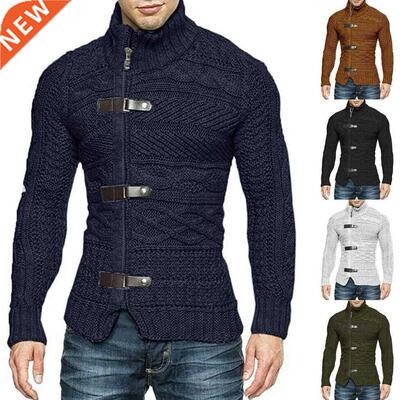 Fashion Autumn Winter Men Sweater Coat Stchy Stylish Acrylic