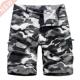 Pockets Men Summer New 2022 Shorts Cargo Camouflage