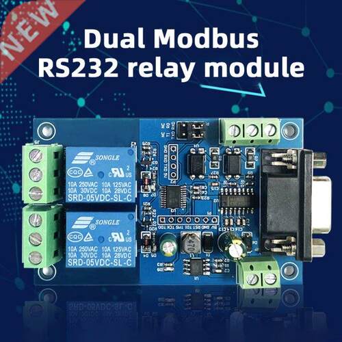 Modus-Rtu 1 2 Channel 7-24V Relay Module Switch Modus RTU