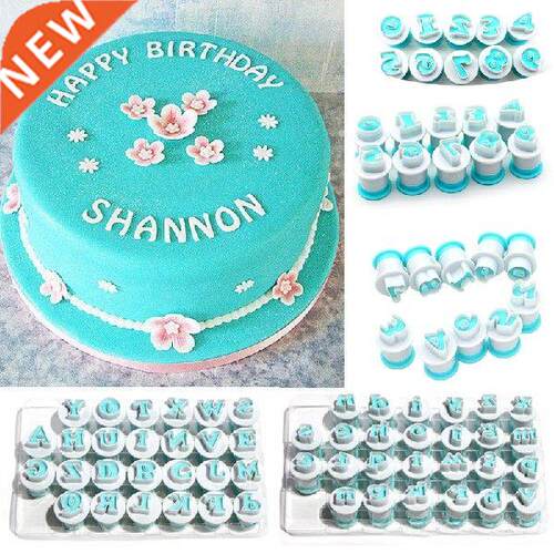 26pcs Alphabet Cake Molds Uppercase Lowercase Letters