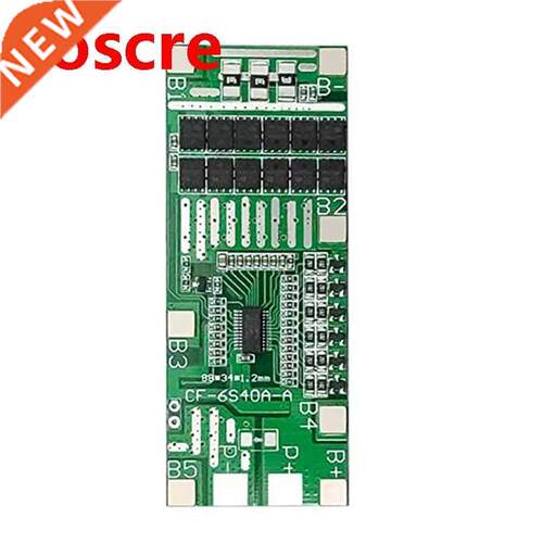 6 Strings Integrated BMS 22V 24V 40A Solar Lighting Lithium