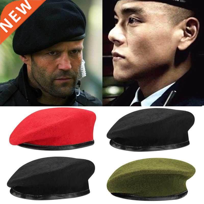 men women unsex breathable pure wool beret hats caps speca