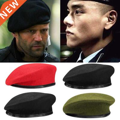 Men Women Unsex Breathable Pure Wool Beret Hats Caps Speca
