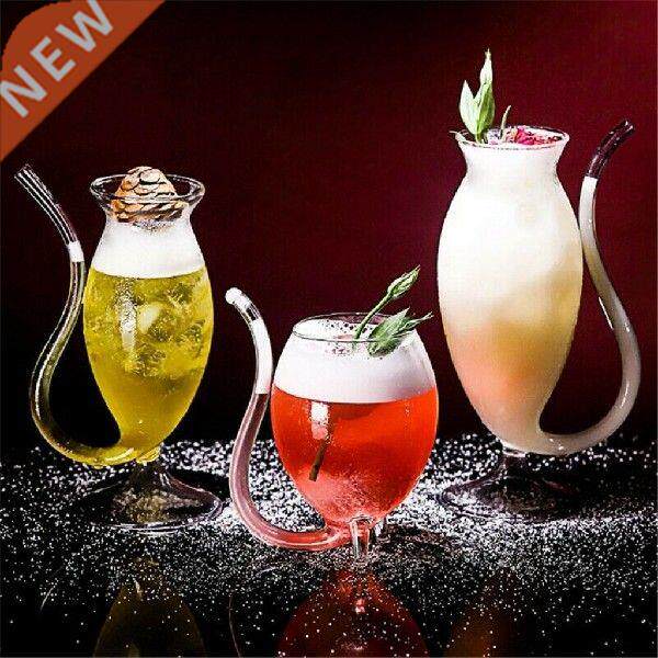Wine Whiskey Glass Heat Resistant Sucking Juice Milk图片