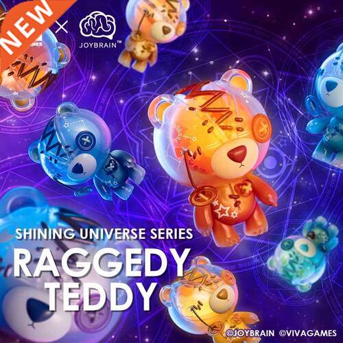 NEW Blind Box Raggedy Teddy Shining Universe Series Space Y