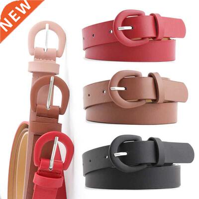 2020 New Women's Cute Black Red White Wide Leather w
