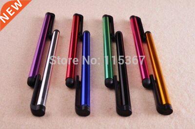 100pcs/lot Aluminum Alloy Universal Capacitive Stylus Touch