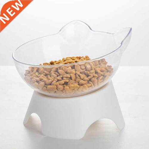 Pet Dogs Cats Double Bowls Anti Vomiting Cat Bowl Food