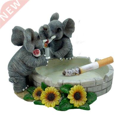 Elephant Ashtrays For Cigarettes Outdoor Fun Animal Shape