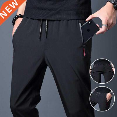 Jodimitty Fashion 2022 Men Casual Pants Joggers Fitness Quic