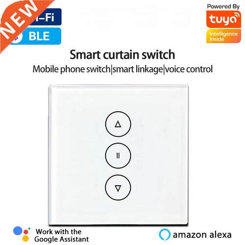 Tuya Bluetooth+WIFI Home Smart Dual-mode Touch Curtain