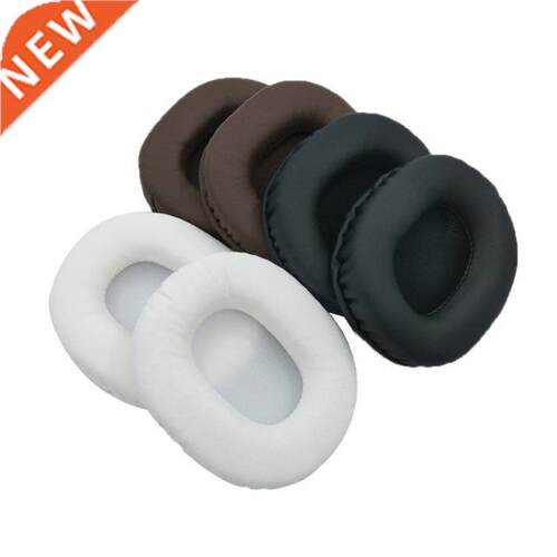 2Pcs Replacement Leather foam Ear Pads pillow Cushion Cover
