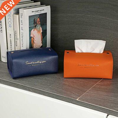 Leather Tissue Boxes Car Toilet Pumping Boxes Living Room