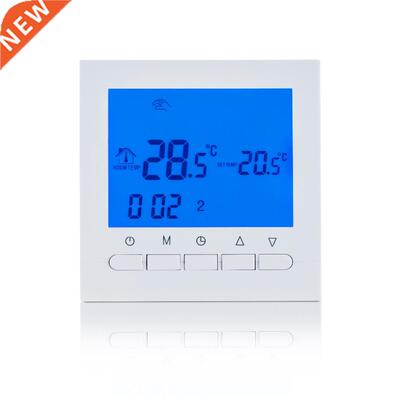 Gas Boiler Heating Thermostat Battery Power Digital LCD Scr