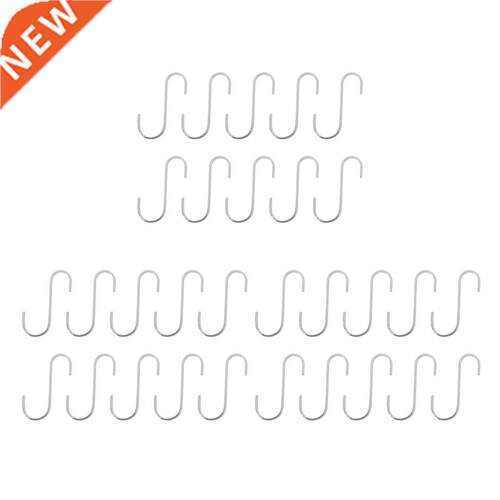30X S Stainless Steel Suspension Hooks For Kitchen Cookware