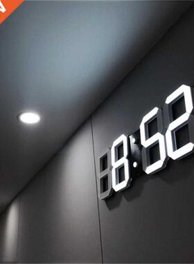 LED Digital Wall Clock with  levels Brightness Alarm Clock