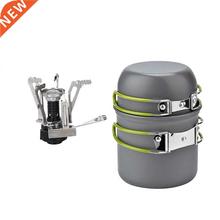 Kits Pot Pan Outdoor Mini Mess Backpacking Stove Cookware