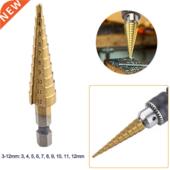 Groove Size HSS Smll 12MM Stright Shnk Hex Drill Metl