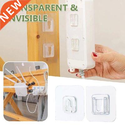 Self Adhesive Door Wall Hangers Hooks Transparent Wall
