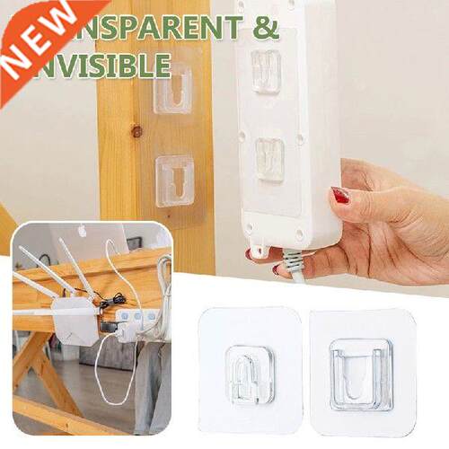 Self Adhesive Door Wall Hangers Hooks Transparent Wall