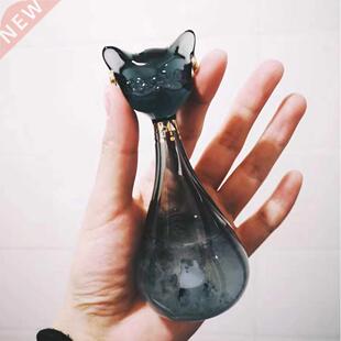 Weather Forecast Bottle Egyptian Cat Storm Bottle With Wood