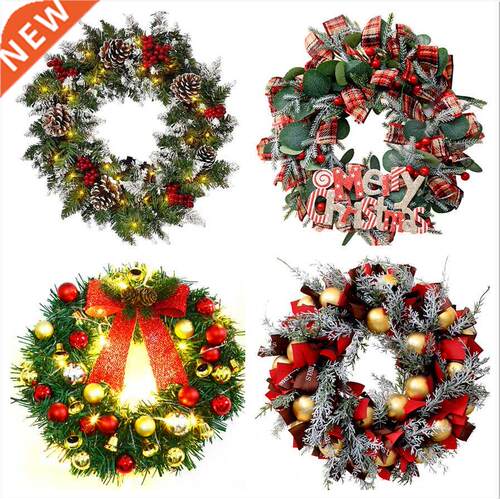 2021 Christmas Garland Wreath Pinecone Christmas