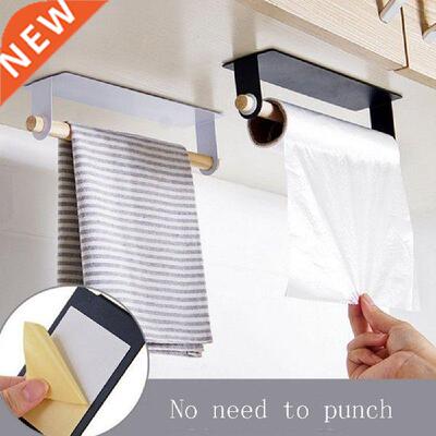 Kitchen Roll Paper Holder Towel Storage Rack Tissue Hanger