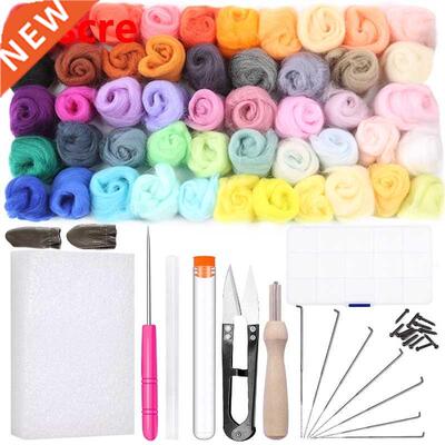 50 Color Needle Feltng Kt Wool Feltng Tools Handmade Felt
