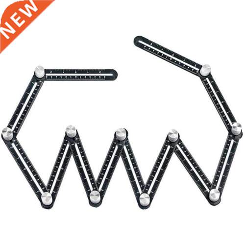 Multi Angle Measuring Ruler 12-sides Alloy Angle Finder Temp