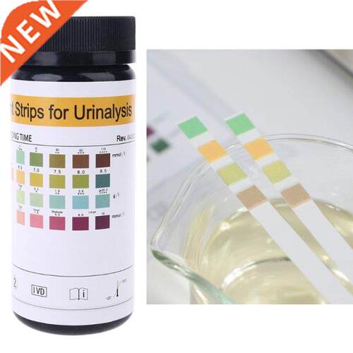 100 Strips URS-4K Glucose pH Protein Ketone Urine Test Paper