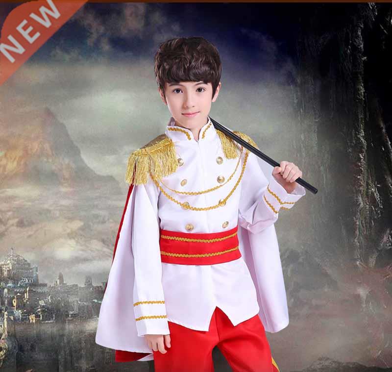 Fantasia Boys Kids Prince King Cosplay Fancy Dress Boys Carn