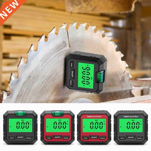 4*90° Digital Level Protractor Inclinometer Magnetic Bas