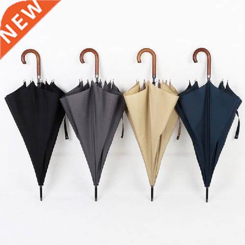 Children Men Umbrellas Curvy Handles Heavy Rains Rainproof