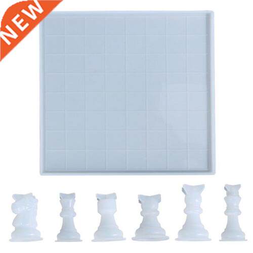 Chess Bod Resin Mold Set, 1 Pcs Lge Checker Bod Epoxy
